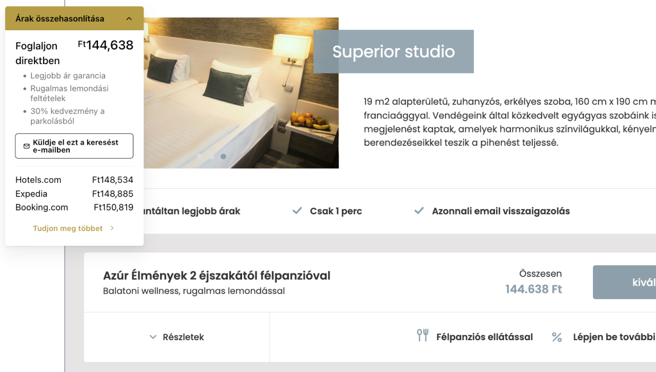 ÁR-ÖSSZEHASONLÍTÓ ALKALMAZÁS